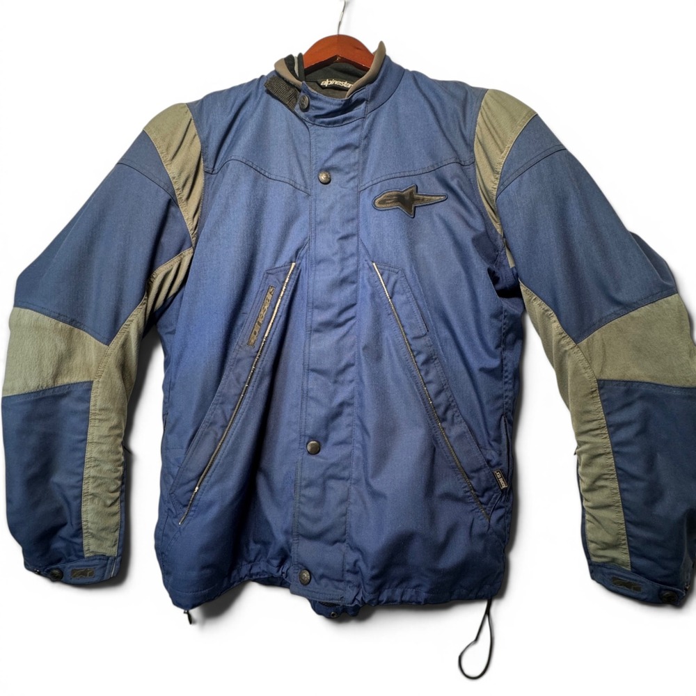 Vintage Alpinestars Motorcycle Jacket Waterproof Textile All Weather Italy XL